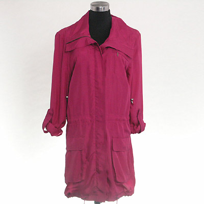 Ladies' 100% Silk Habutai Woven Jacket