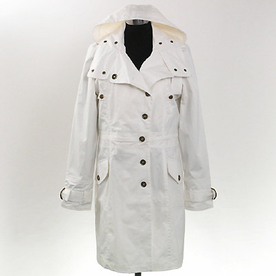 Ladies' Cotton Woven Coat With Shower Proof