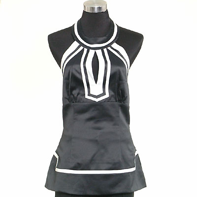 Ladies' Polyester Elastane Charming Woven Top