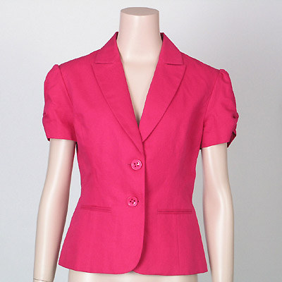Ladies' Linen/Viscose Trendy Short Jacket