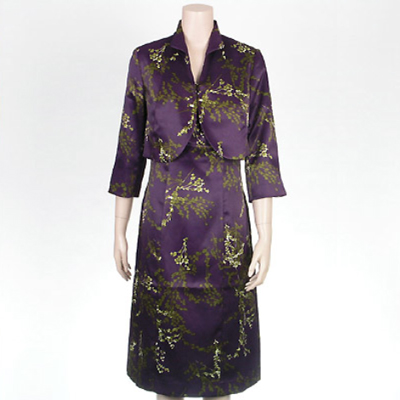 Ladies' Polyester Elastane Print Short Jacket + Dress