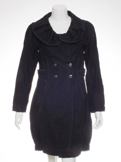 Ladies' 50% Wool 50% Polyester Coat