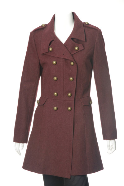 Ladies' Wool / Polyester Woven Coat