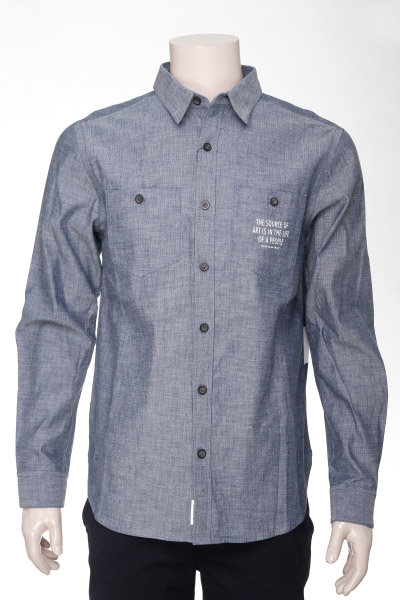 Men's Cotton Chambray Woven Shirt