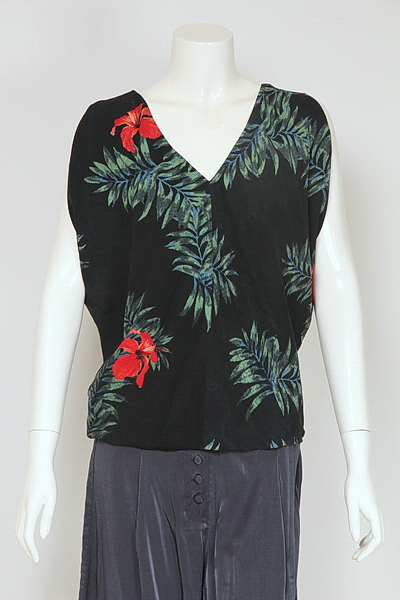 Ladies Silk Printed Top