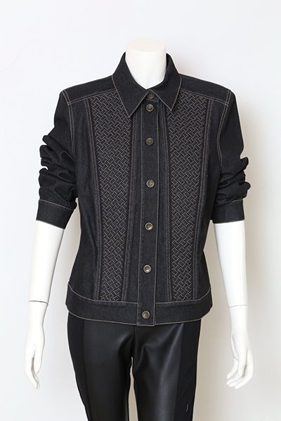 Ladies Cotton Poly Spandex Denim Jacket