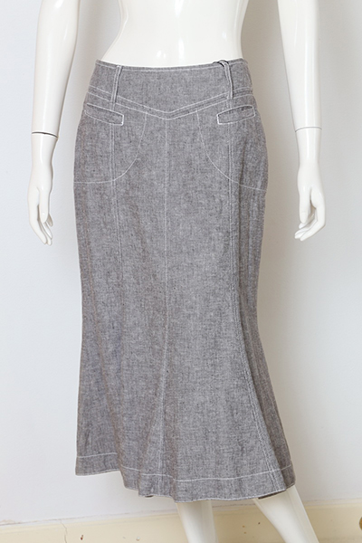Ladies Linen Cotton Skirt