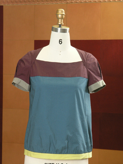 Ladies color block top