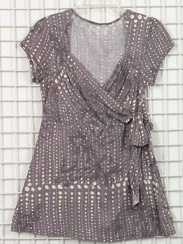 Ladies Knit Cap Sleeve Tie Sweetheart