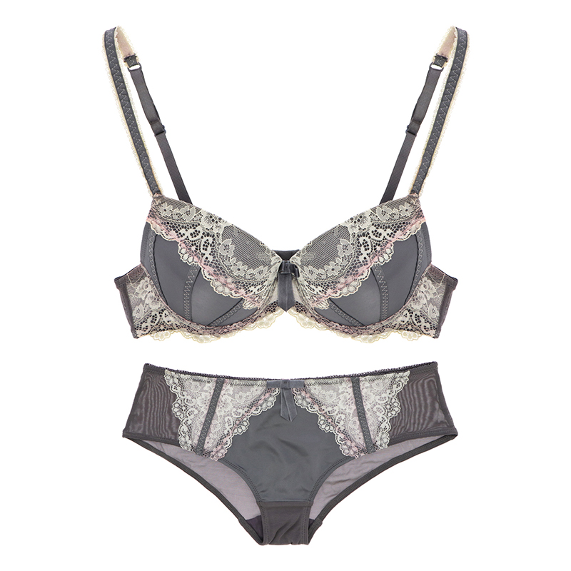 Lace & Satin Padded Bra