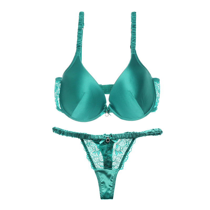 Lace & Satin Padded Bra