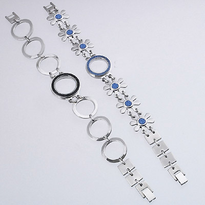 Watchband with Case - Stainless Steel