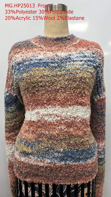 Ladies Straight-neck Pullover