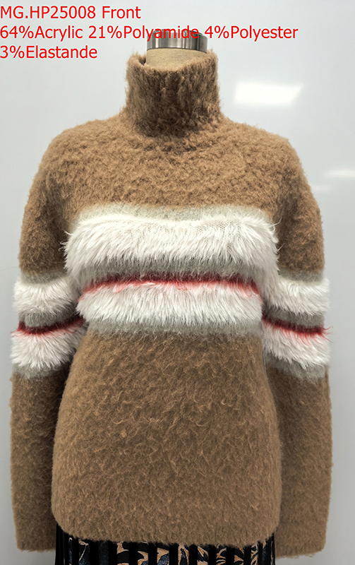 Ladies Roll Neck Pullover