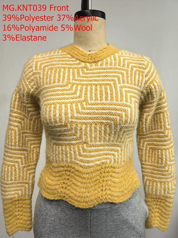 Ladies V-Neck Pullover