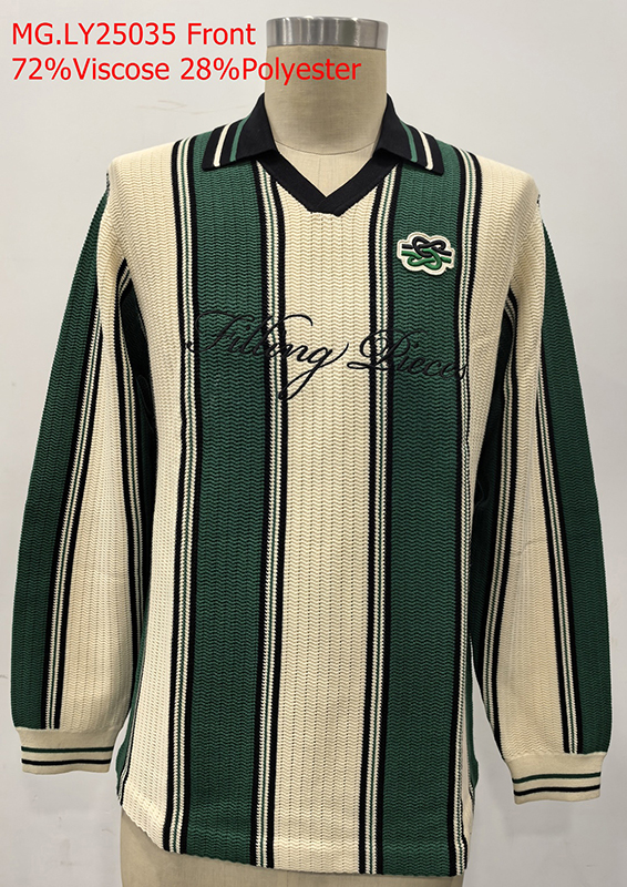 Men's Reverse Collar Sweater