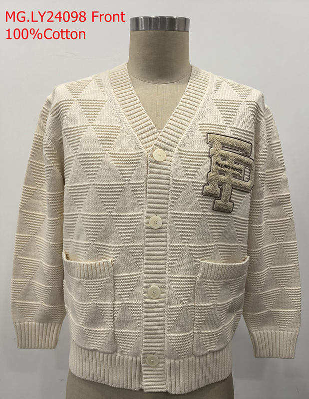 Men's 100% Cotton Cardigan