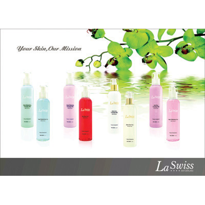 Skin care product in bottles