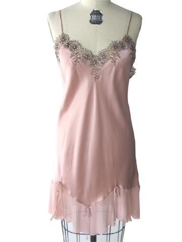 Slip with lace trims