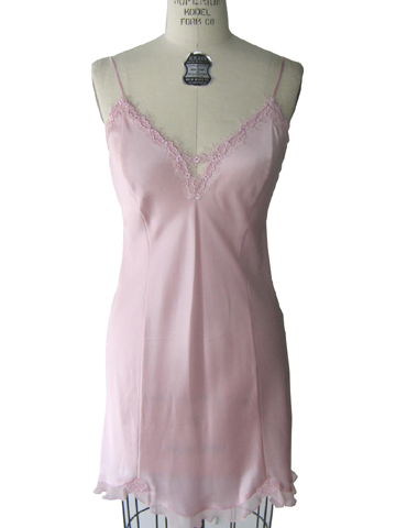 Slip with lace trims