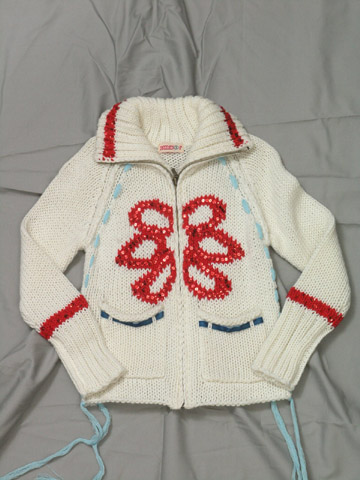 Girls cardigan w/ sequinned