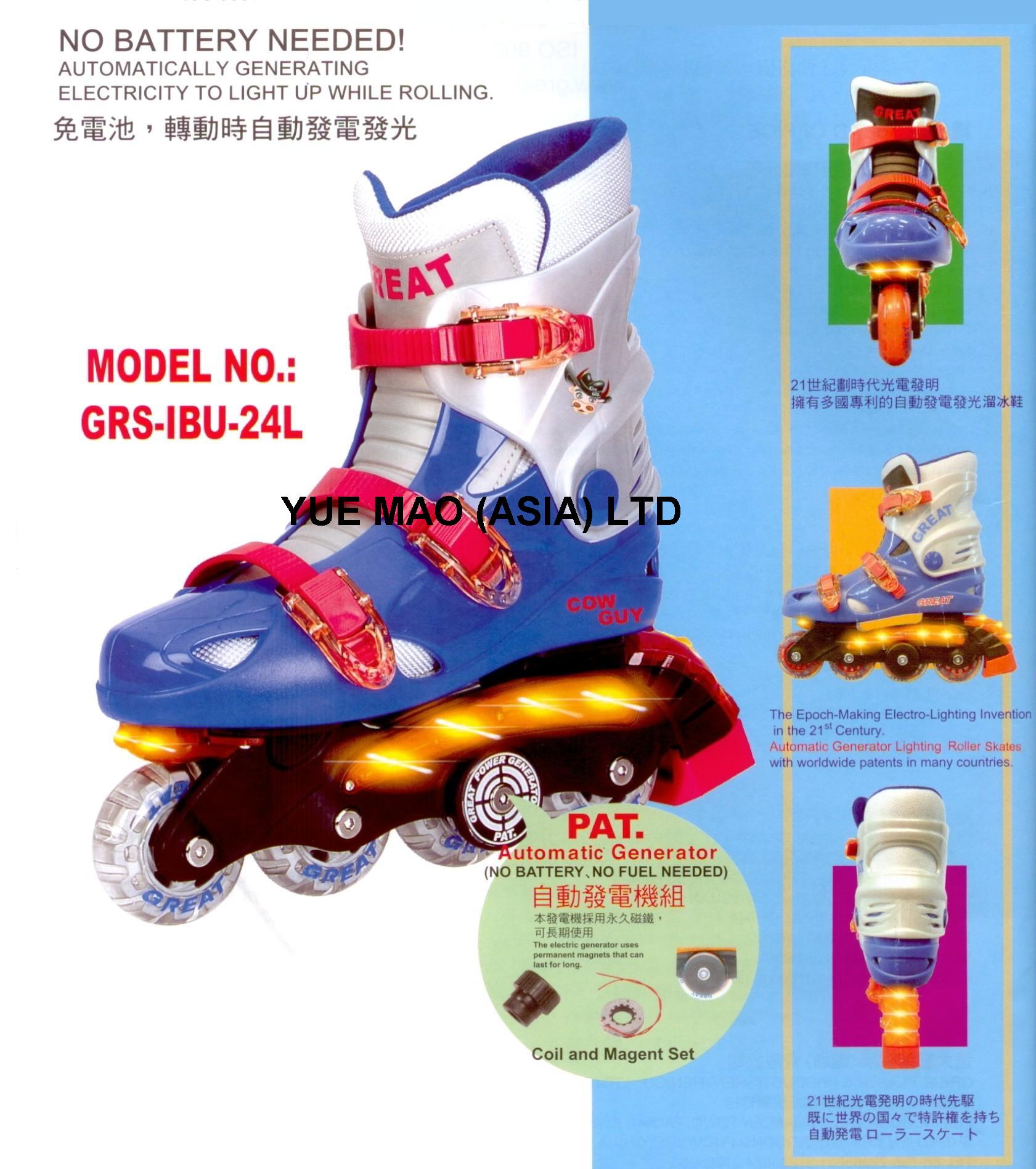 Auto Light Up Roller Blade