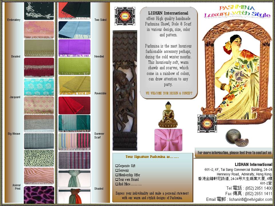 Luxurious Handmade Pashmina Shawl & Scarf