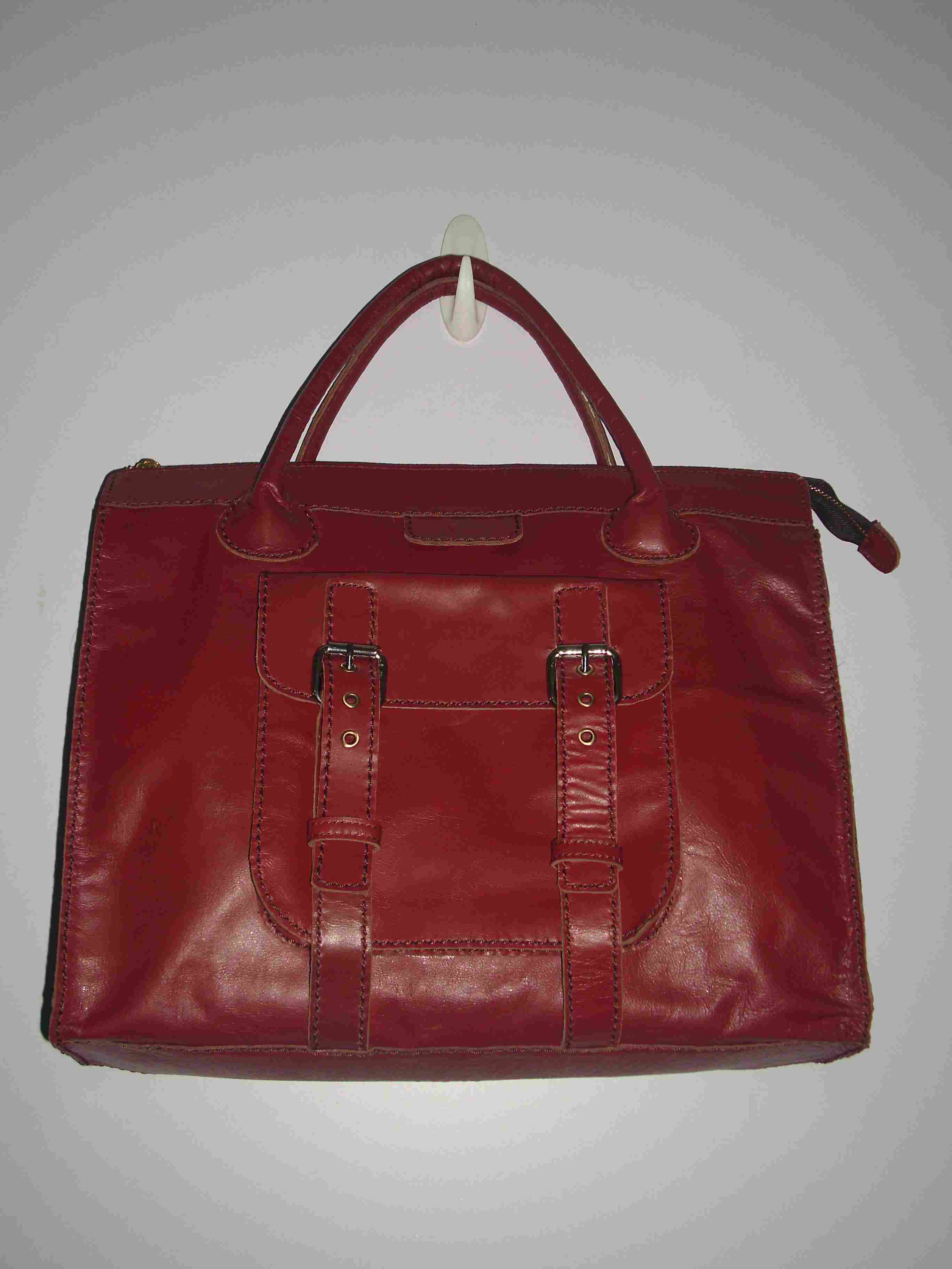 Cow Leather Breif Case / Work Bag / School Bag / Messenger Bag