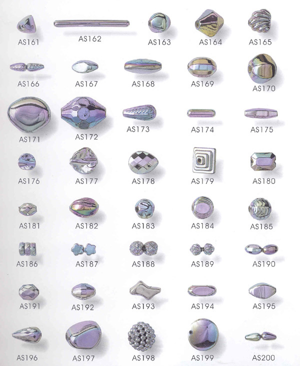 Silver colors with rainbow AB