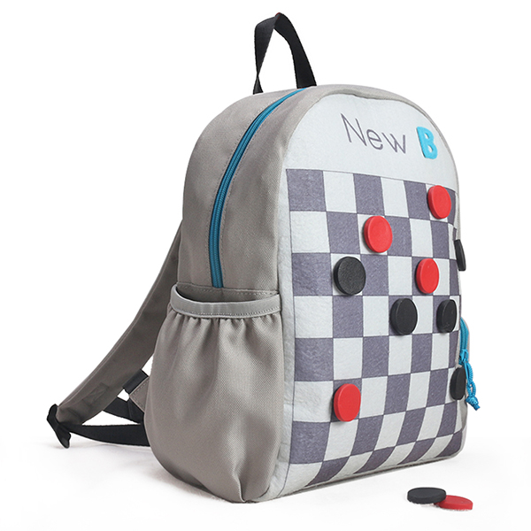 inchesCheckers inches Kids Activity School Backpack