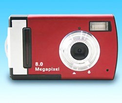 8.0mega Pixels Digital Camera, With 2.4-inch Tft Widescreen