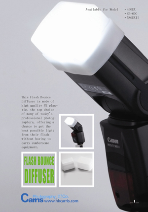 Sell Flash Bounce diffuser Canon Speedlight 580EXII