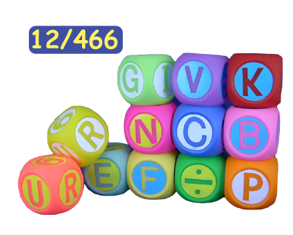 12 Pcs Plastic Dice Set