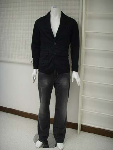 Unlined blazer,Denim pants