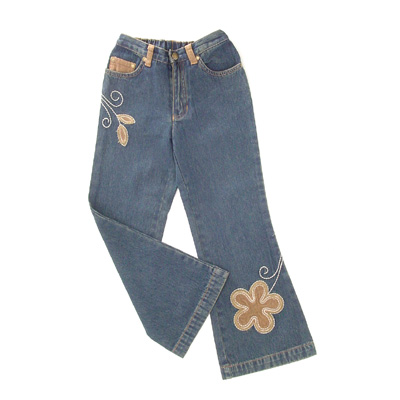 Girl's 100% Cotton Woven Trousers