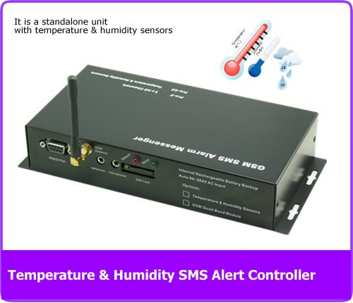 Temperature & Humidity Sms Alert Controller
