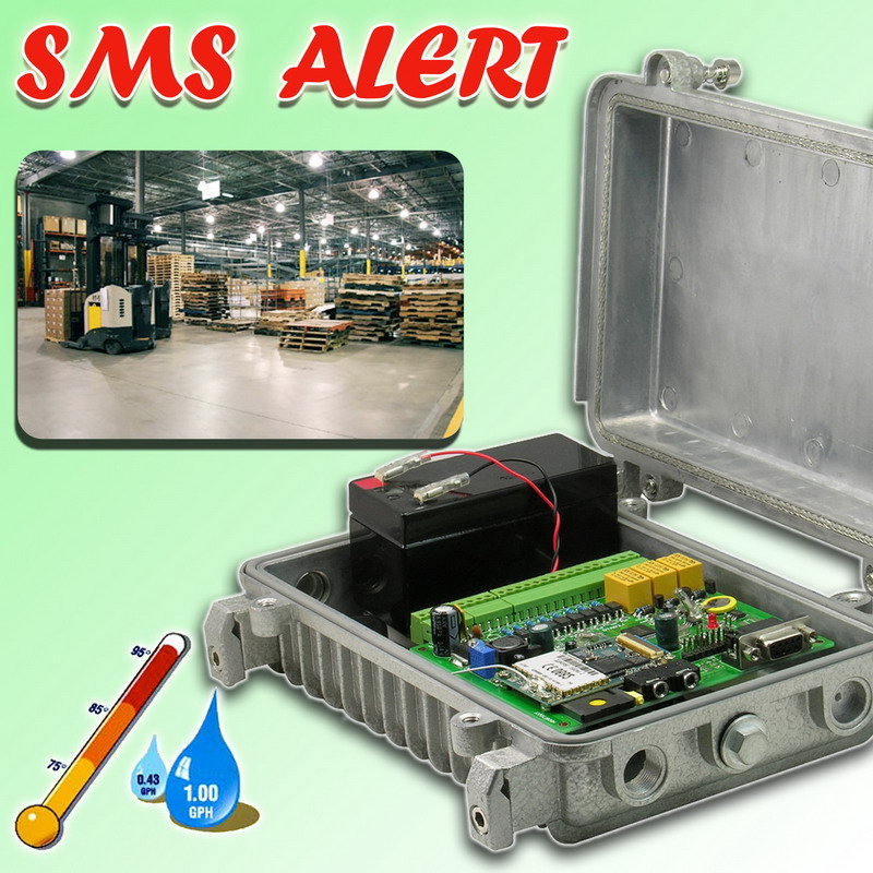 Temperature & Humidity SMS Alert Controller
