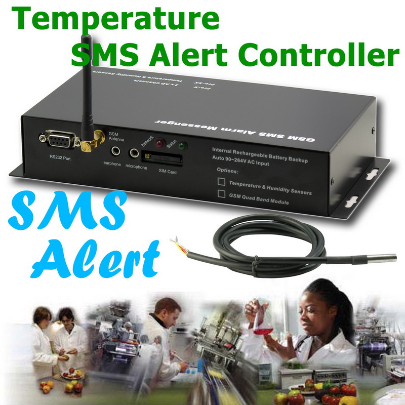 Temperature SMS Alert Controller