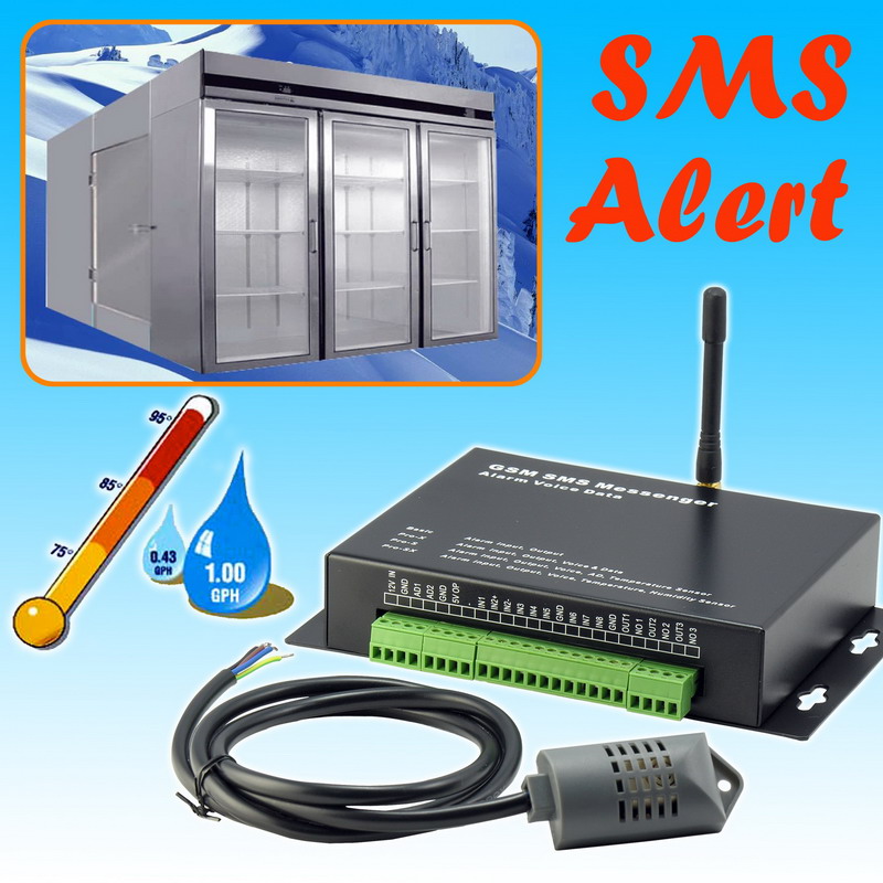 Temperature & Humidity SMS Alarm Messenger