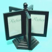 Wooden Spinner Frame W/5-Arm 4x6 inchesFrame & 6-Sided Base
