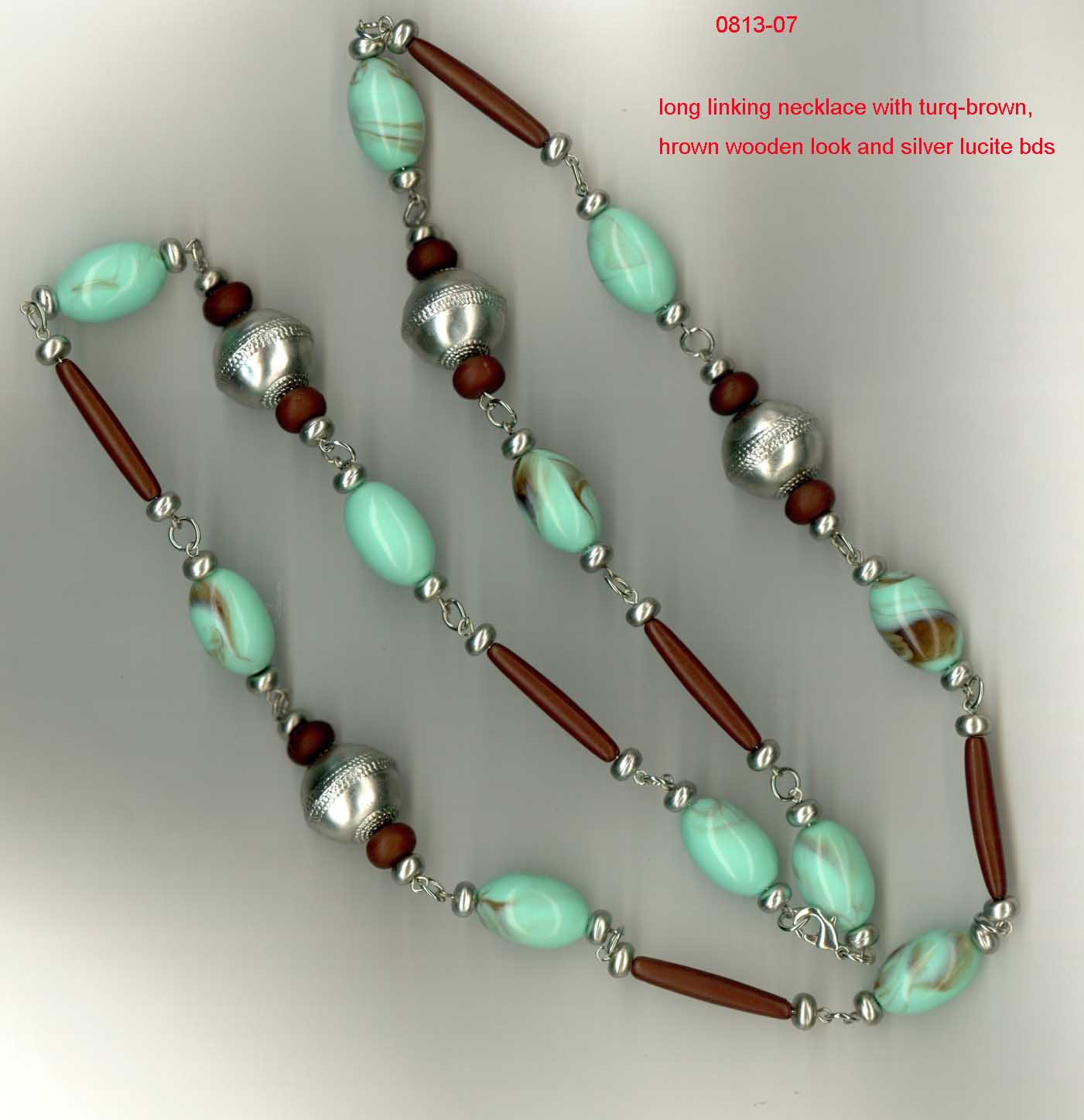 Long Fancy Linking Necklace