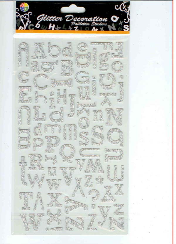 GLITTER STICKER
