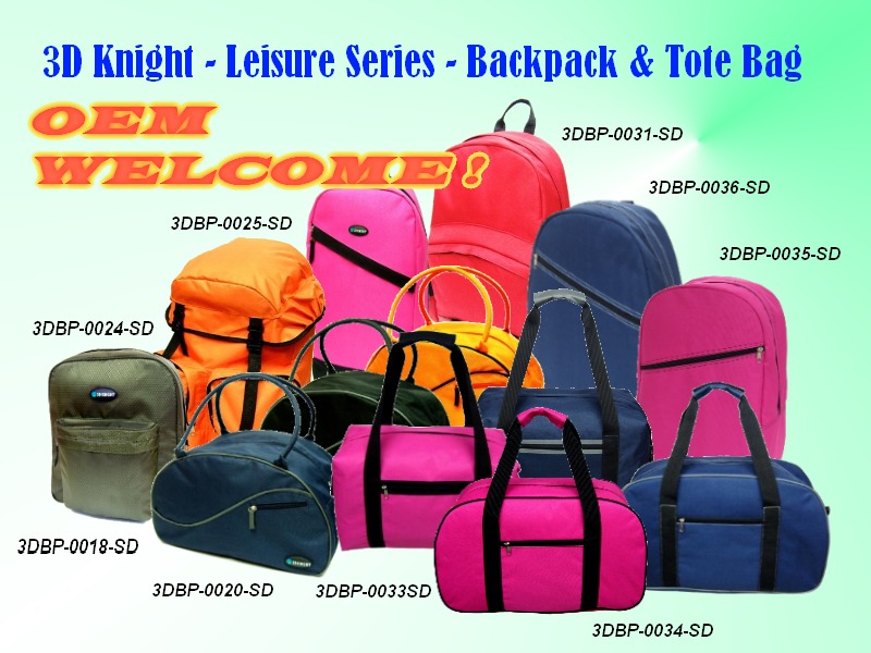 Backpack and Tote Bag