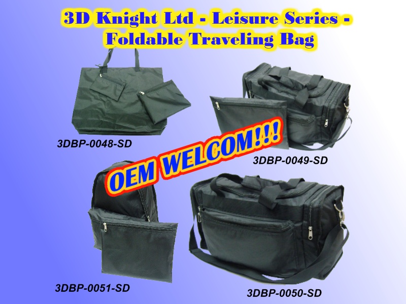 3D Knight Ltd - Leisure Series - Foldable Traveling Bag