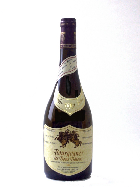 DOMAINE PHILIPPE LECLERC BOURGOGNE LES BONS B?TONS 1999