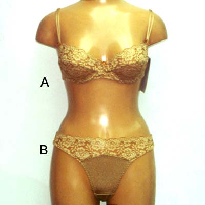 Wire bra in lace and two way tricot,Wire in lace and two way tricot