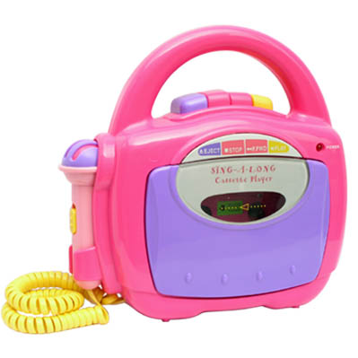 Sing-A-Long Cassette Player with Microphone