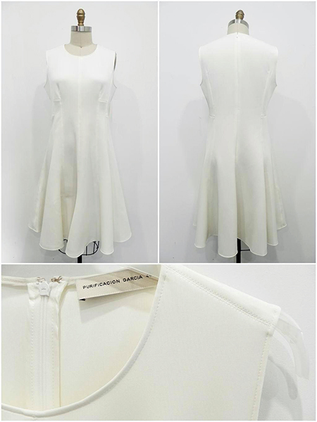 Sleeveless Round Neck Dress