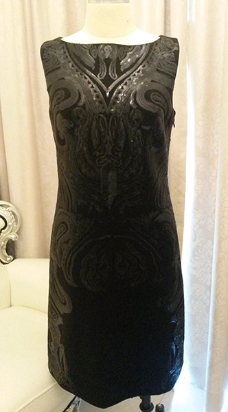 Ladies Sleeveless Sequin Beading Dress