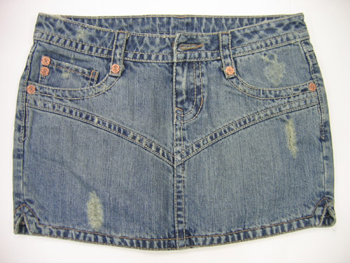 Women's denim skirt